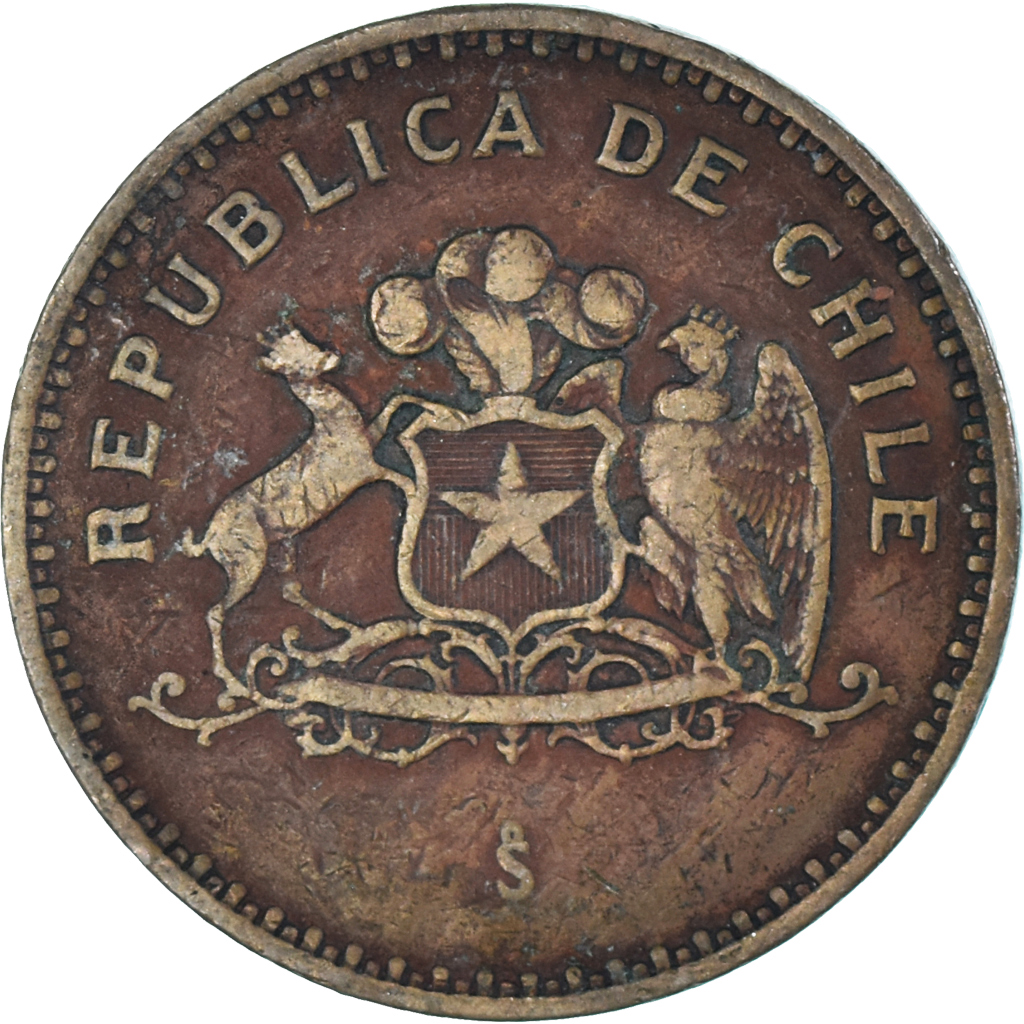 Coin, Chile, 100 Pesos, 1993