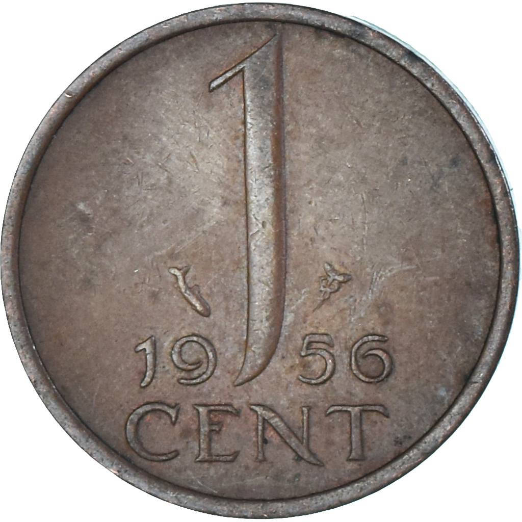 Coin, Netherlands, Cent, 1956