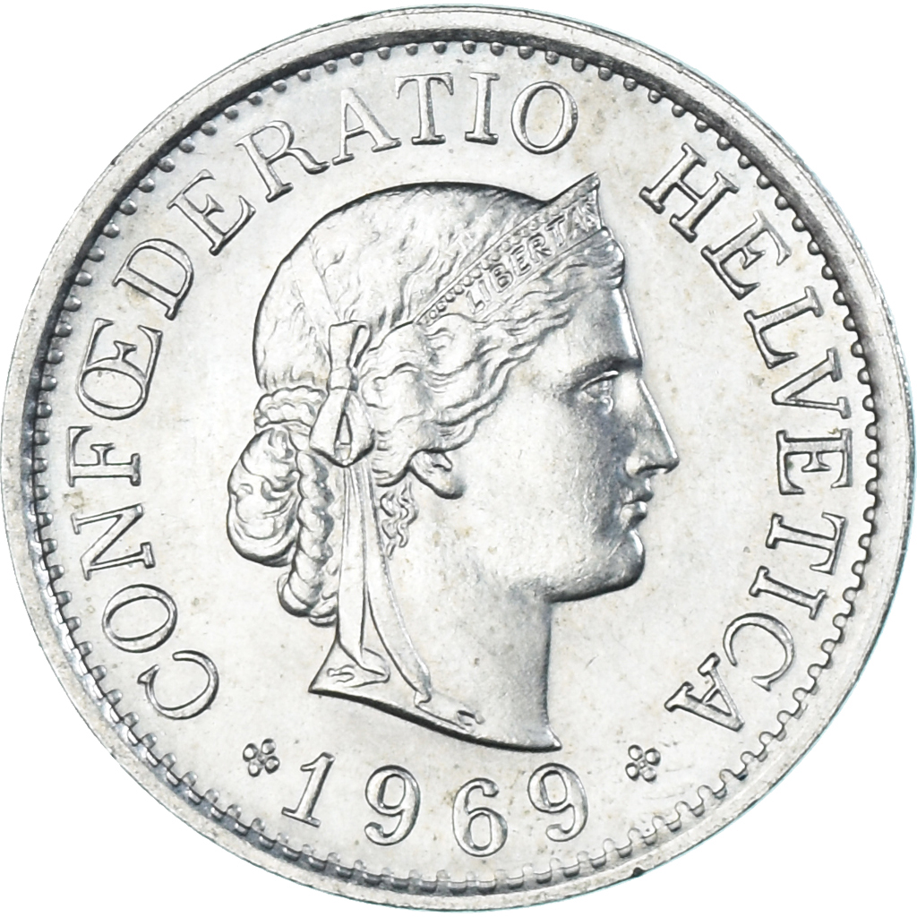 Coin, Switzerland, 10 Rappen, 1969