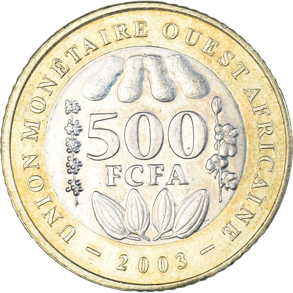 Coin, West Africa, 500 Francs, 2003