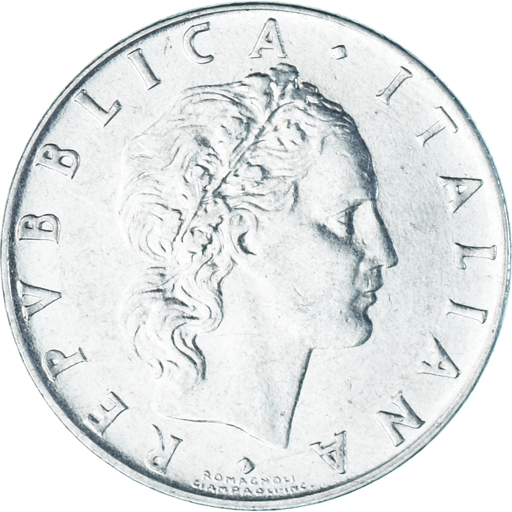 Coin, Italy, 50 Lire, 1965