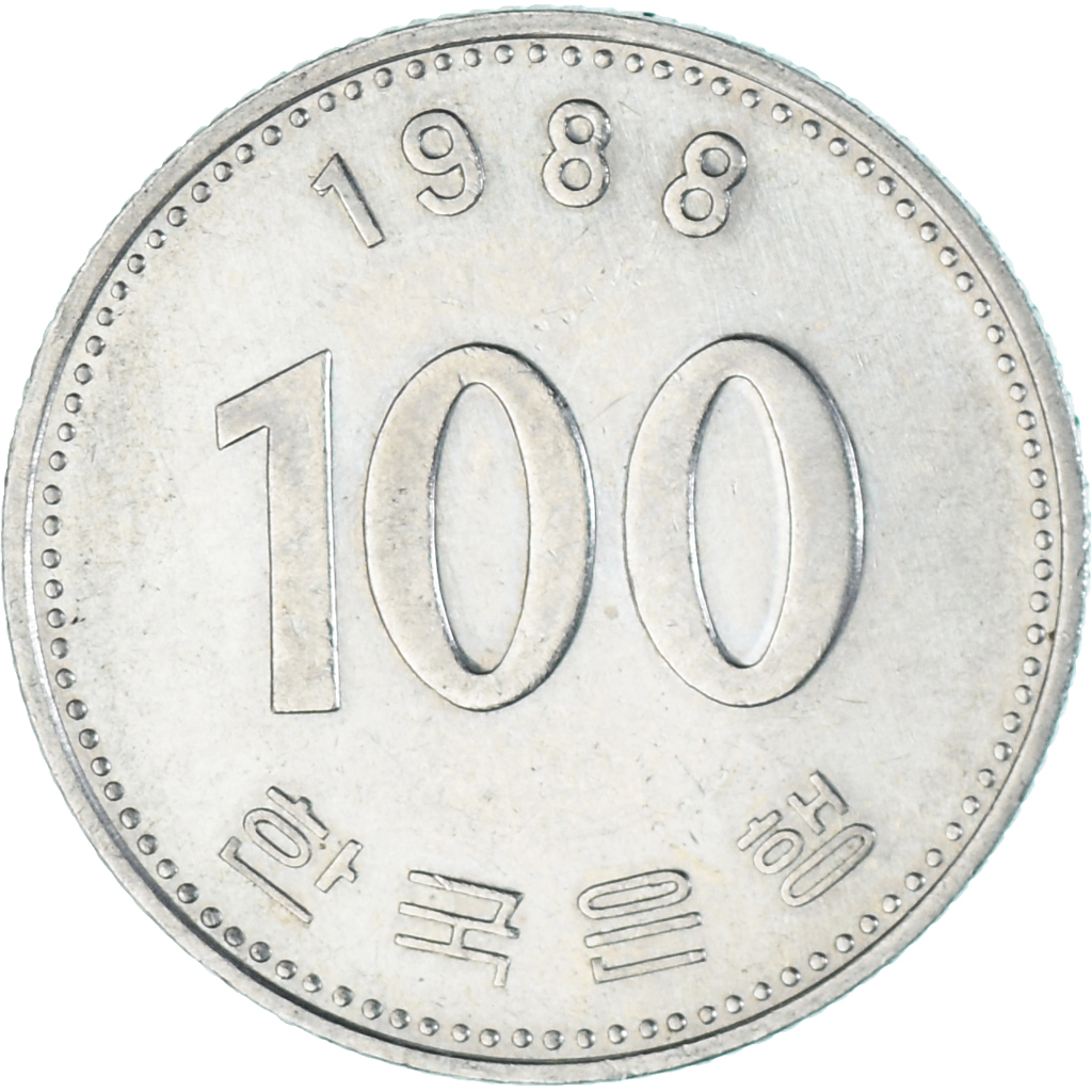 1333071] Coin, Korea, 100 Won, 1988 | eBay
