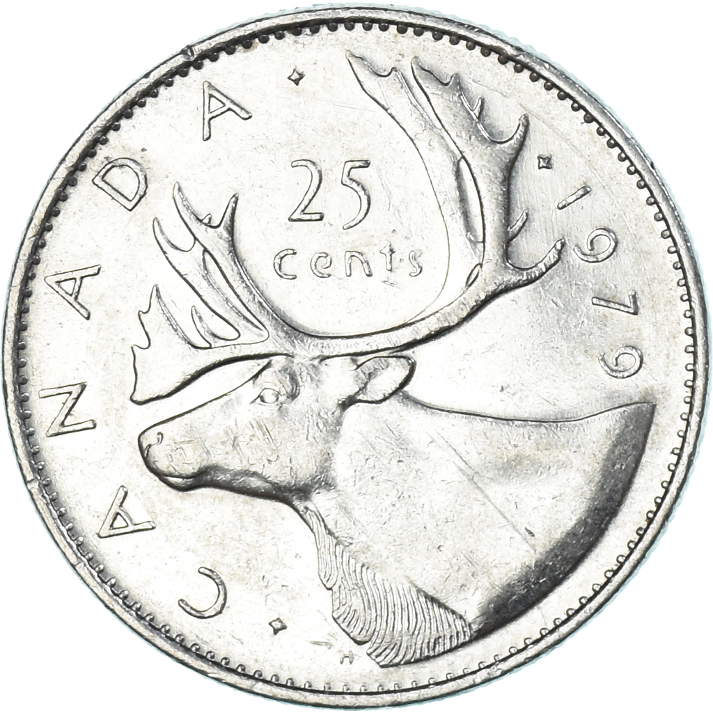 Coin, Canada, 25 Cents, 1979
