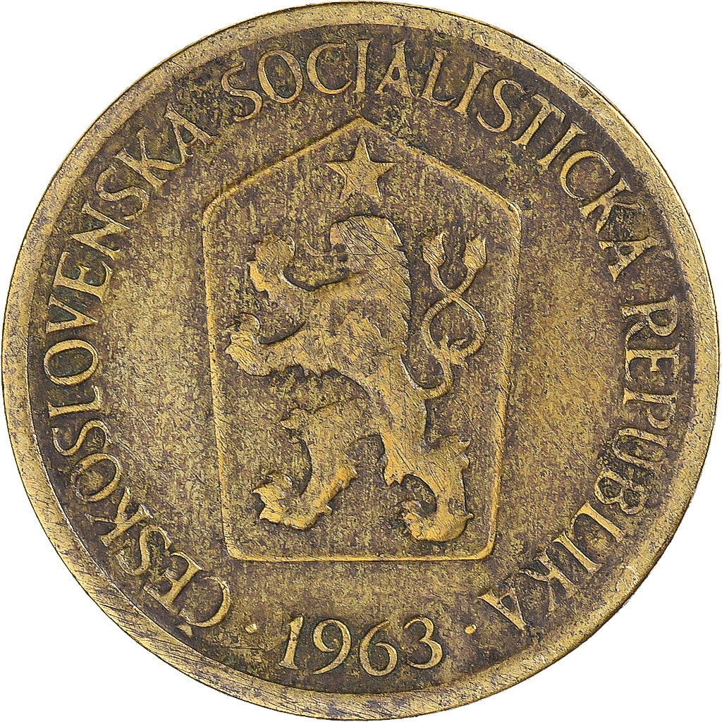 Coin, Czechoslovakia, Koruna, 1963
