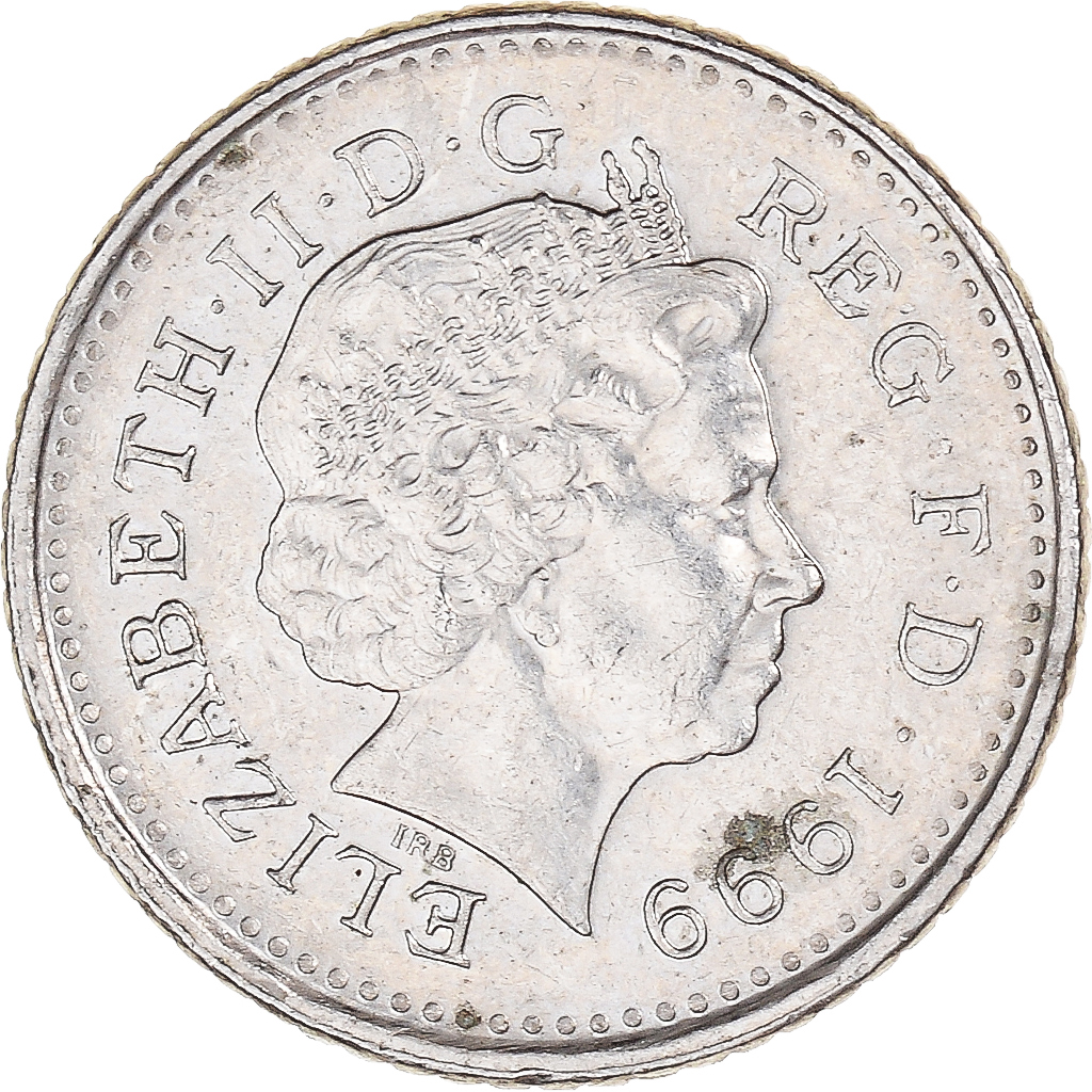 Coin, Great Britain, 5 Pence, 1999