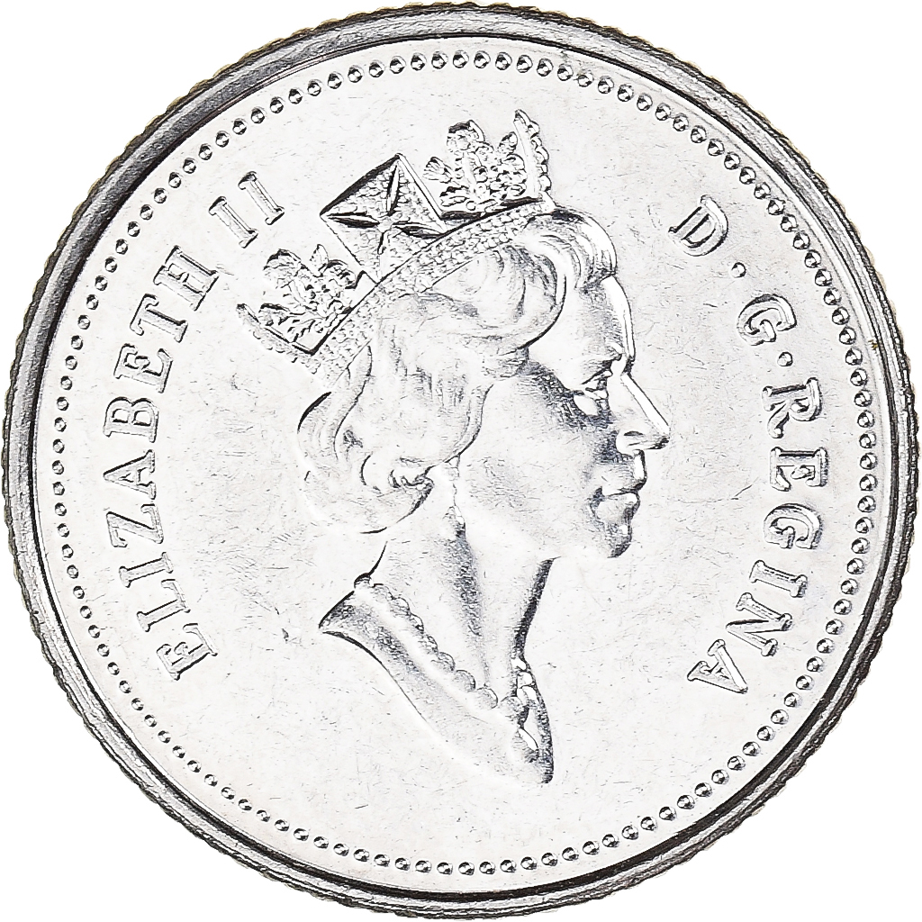 Coin, Canada, 10 Cents, 1993