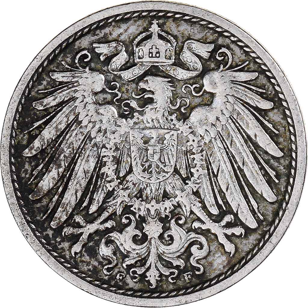 Coin, Germany, 10 Pfennig, 1899