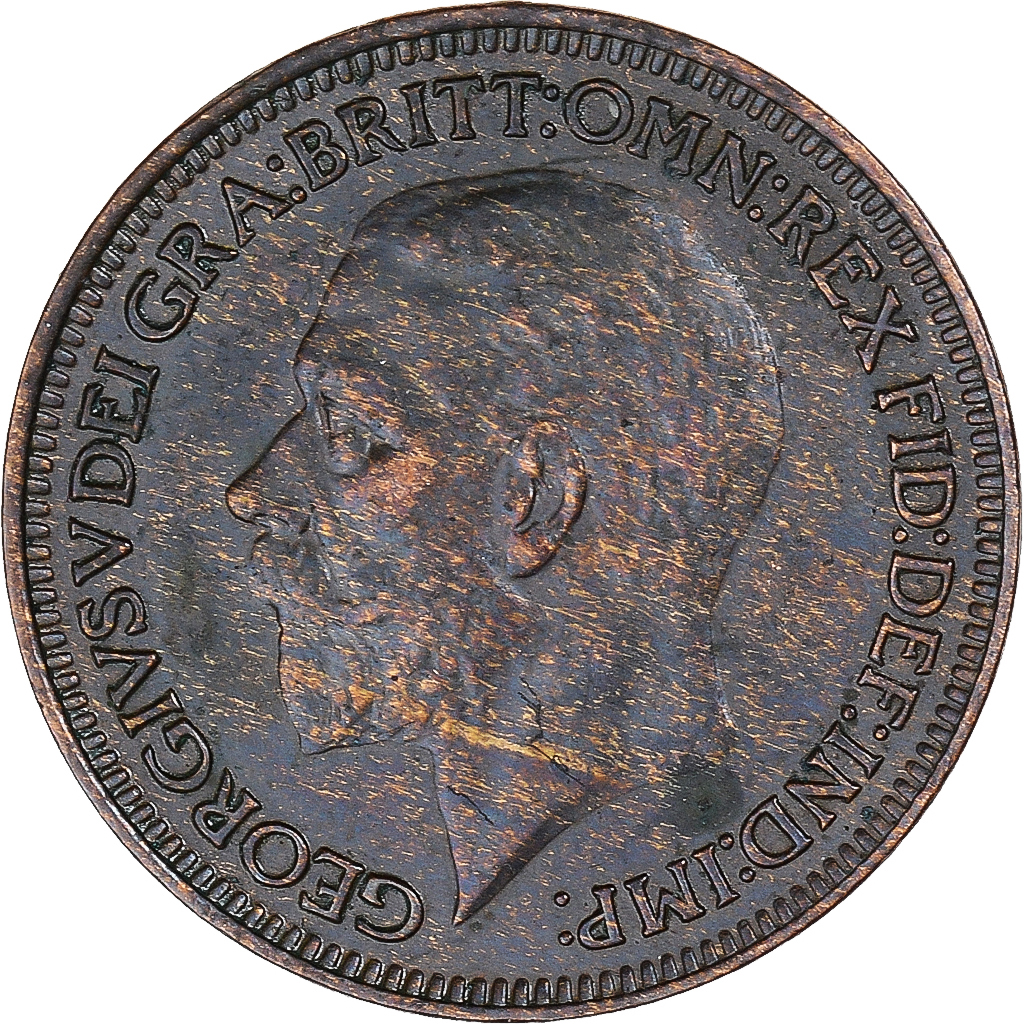 Moneda, Gran Bretaña, Farthing, 1932