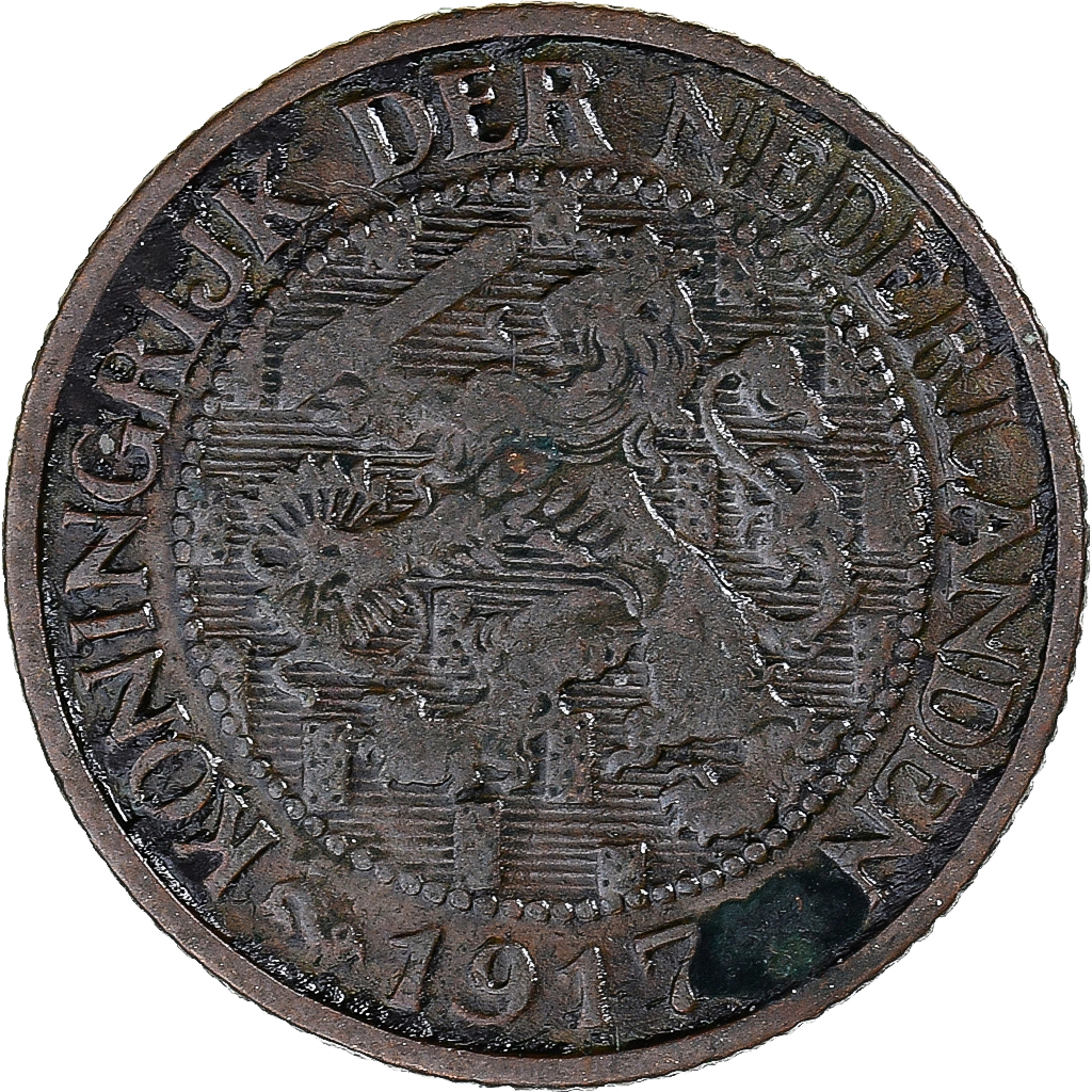 Coin, Netherlands, Cent, 1917