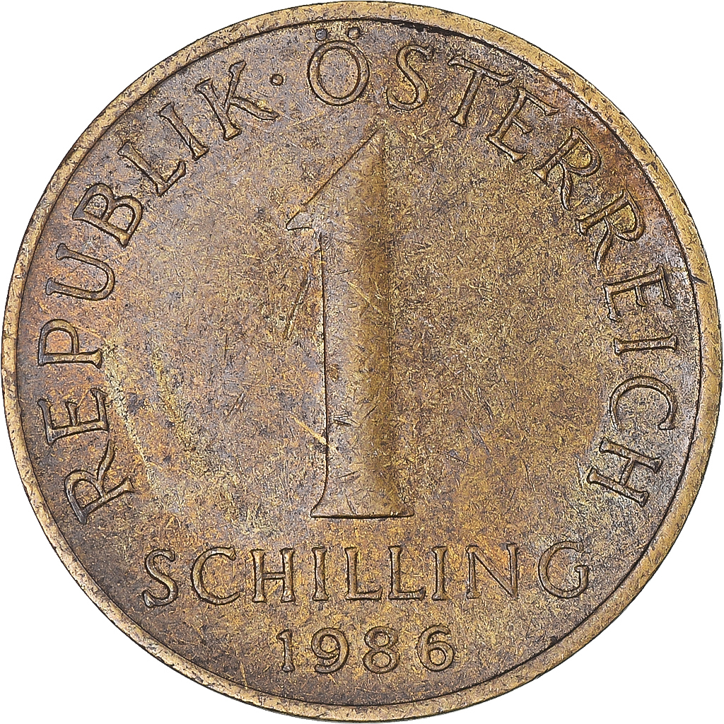 Coin, Austria, Schilling, 1986