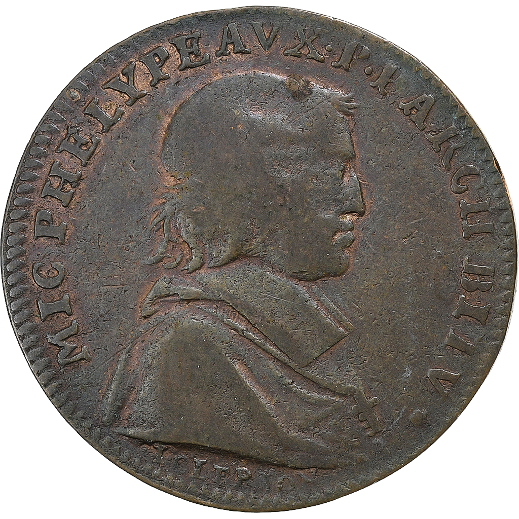 France, Token, Michel Phelypeaux, 1680, Copper, 