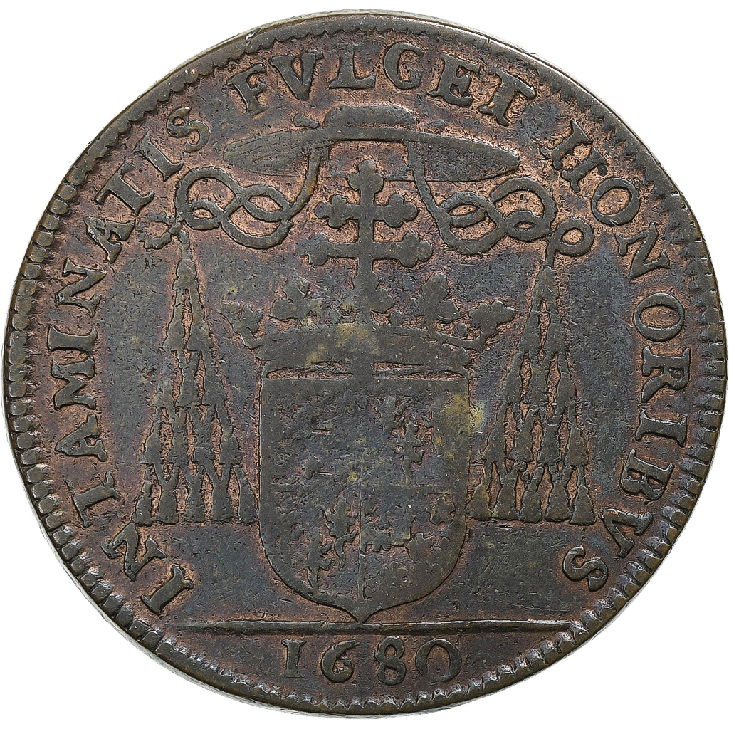 France, Token, Michel Phelypeaux, 1680, Copper, 