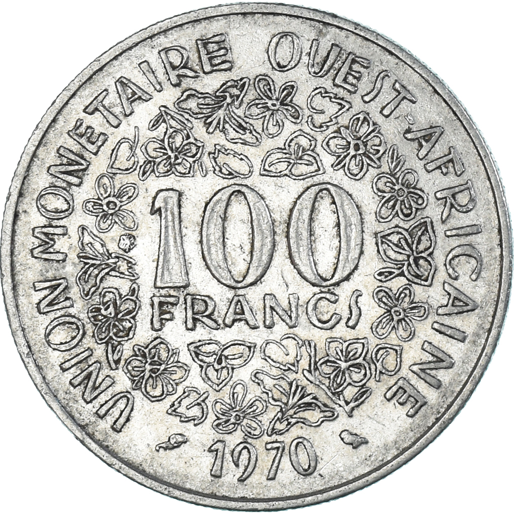 Coin, West African States, 100 Francs, 1970
