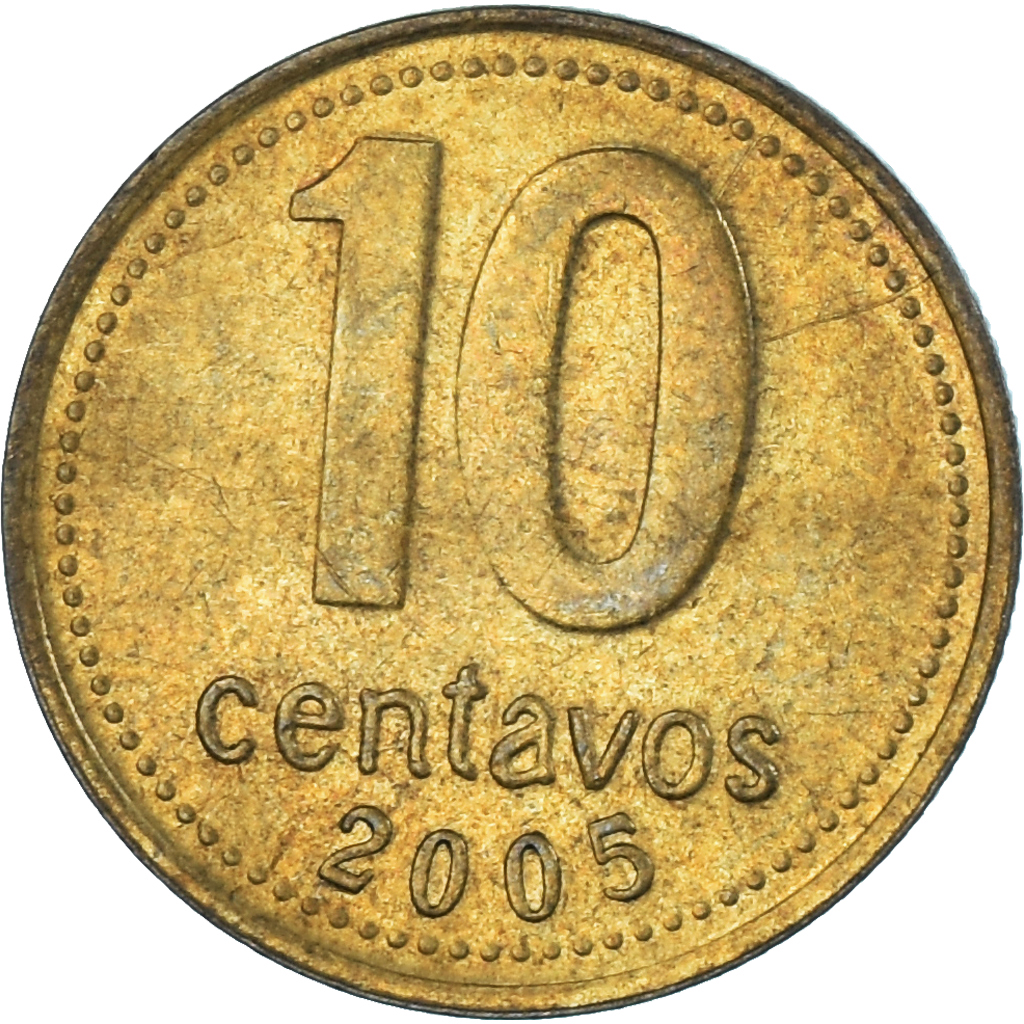 Coin, Argentina, 10 Centavos, 2005