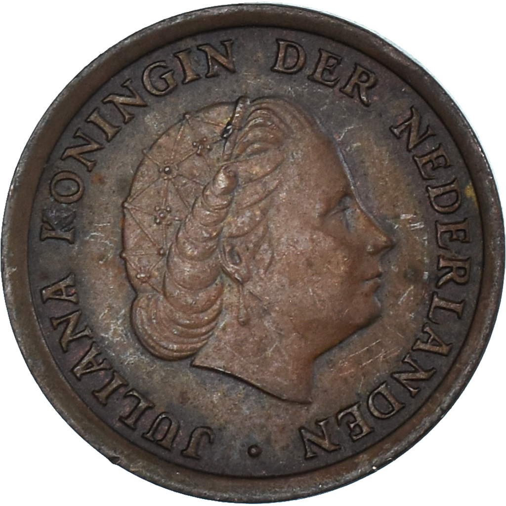 Coin, Netherlands, Cent, 1965