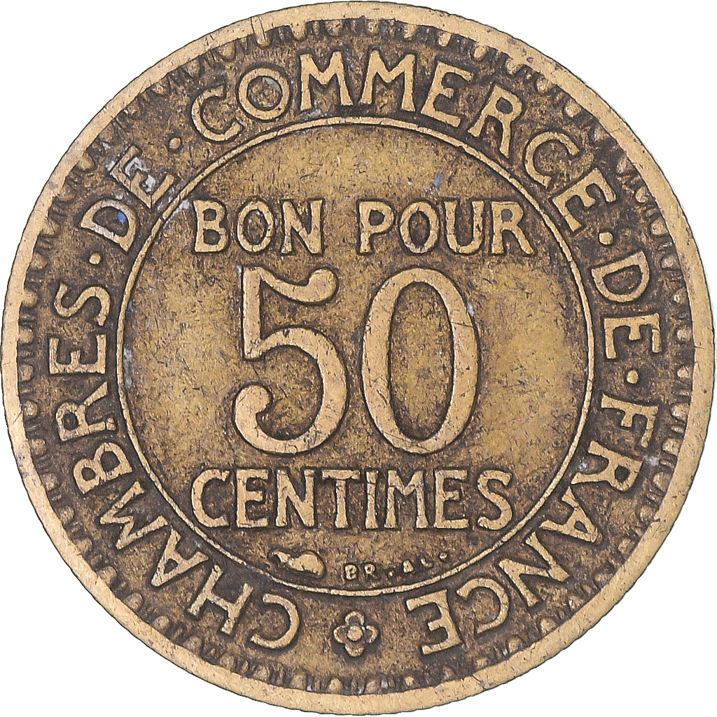 Coin, France, 50 Centimes, 1927