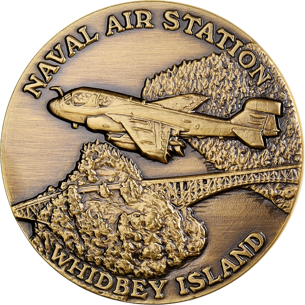 United States, Medal, Naval air station - Whidbey Island, NWTM, Bronze, 