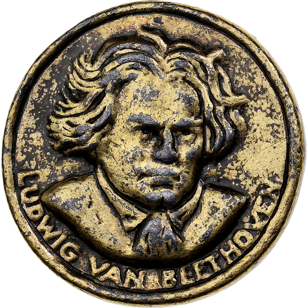 France, Medal, Beethoven, Collection les Grands Prix du Disque, Bronze
