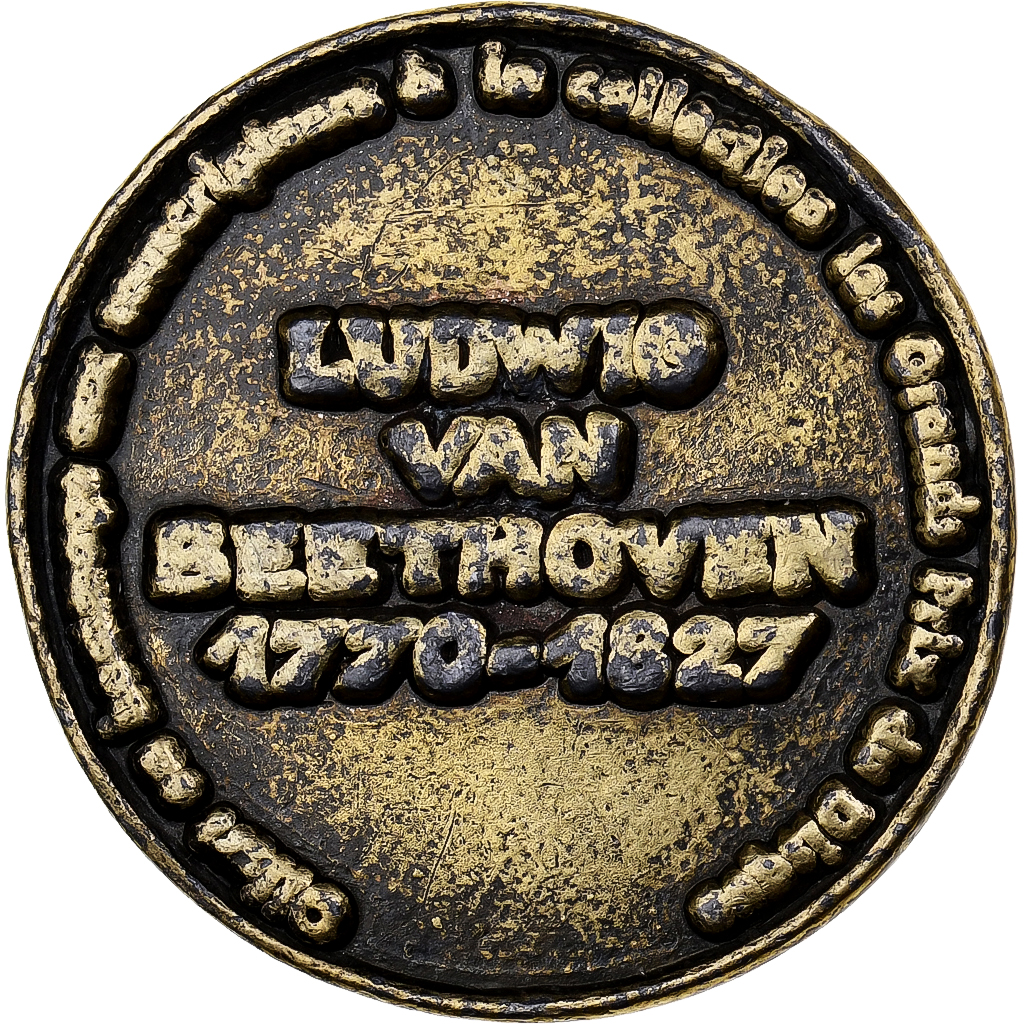 France, Medal, Beethoven, Collection les Grands Prix du Disque, Bronze