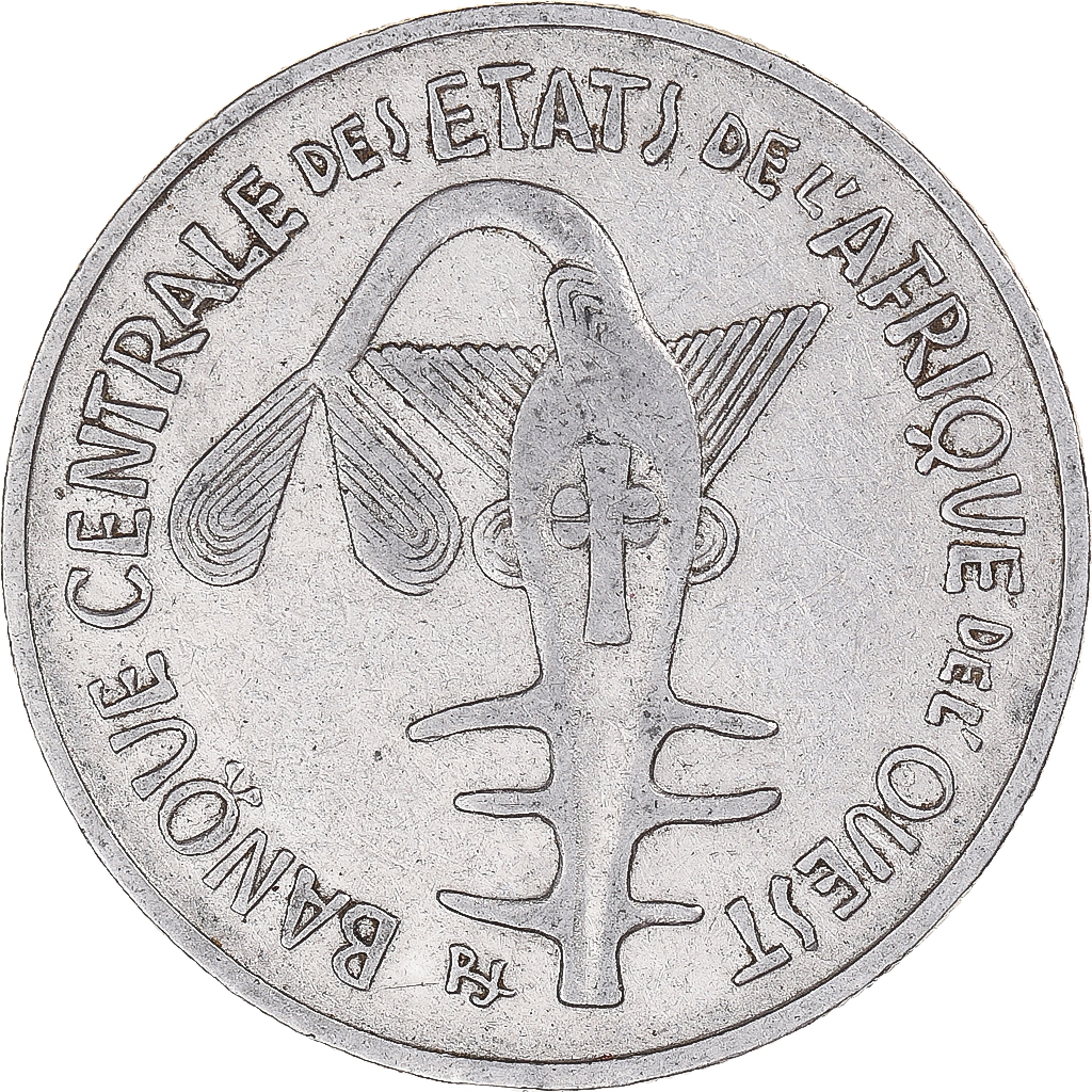 Coin, West African States, 100 Francs, 1971