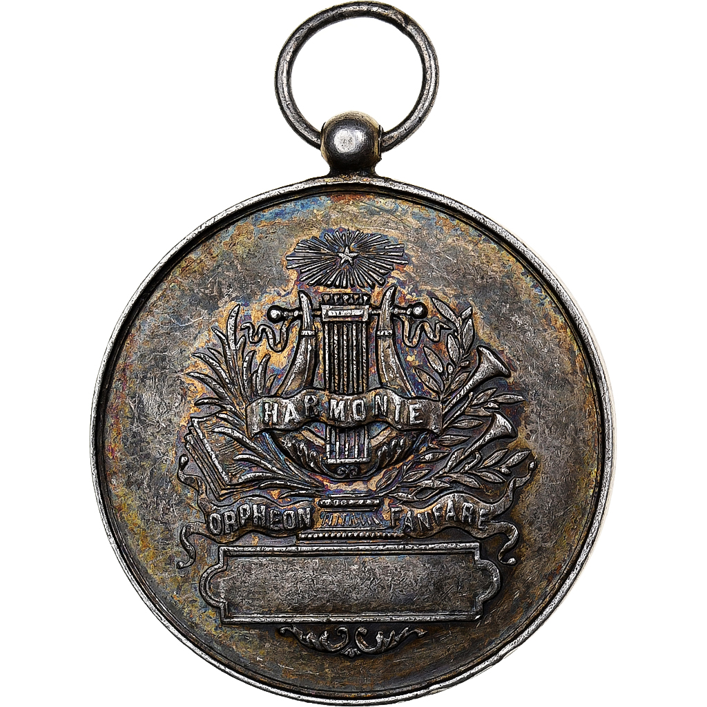 France, Medal, Concours musical de Montmirail, 1891, Silver, 