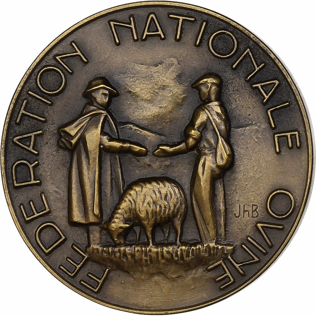 France, Medal, Fédération Nationale Ovine, Bronze, 