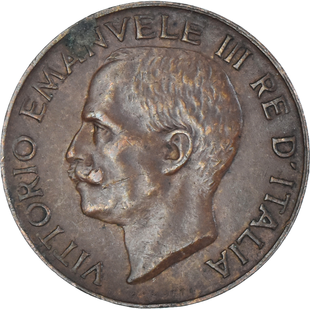 Moneda, Italia, 5 Centesimi, 1922