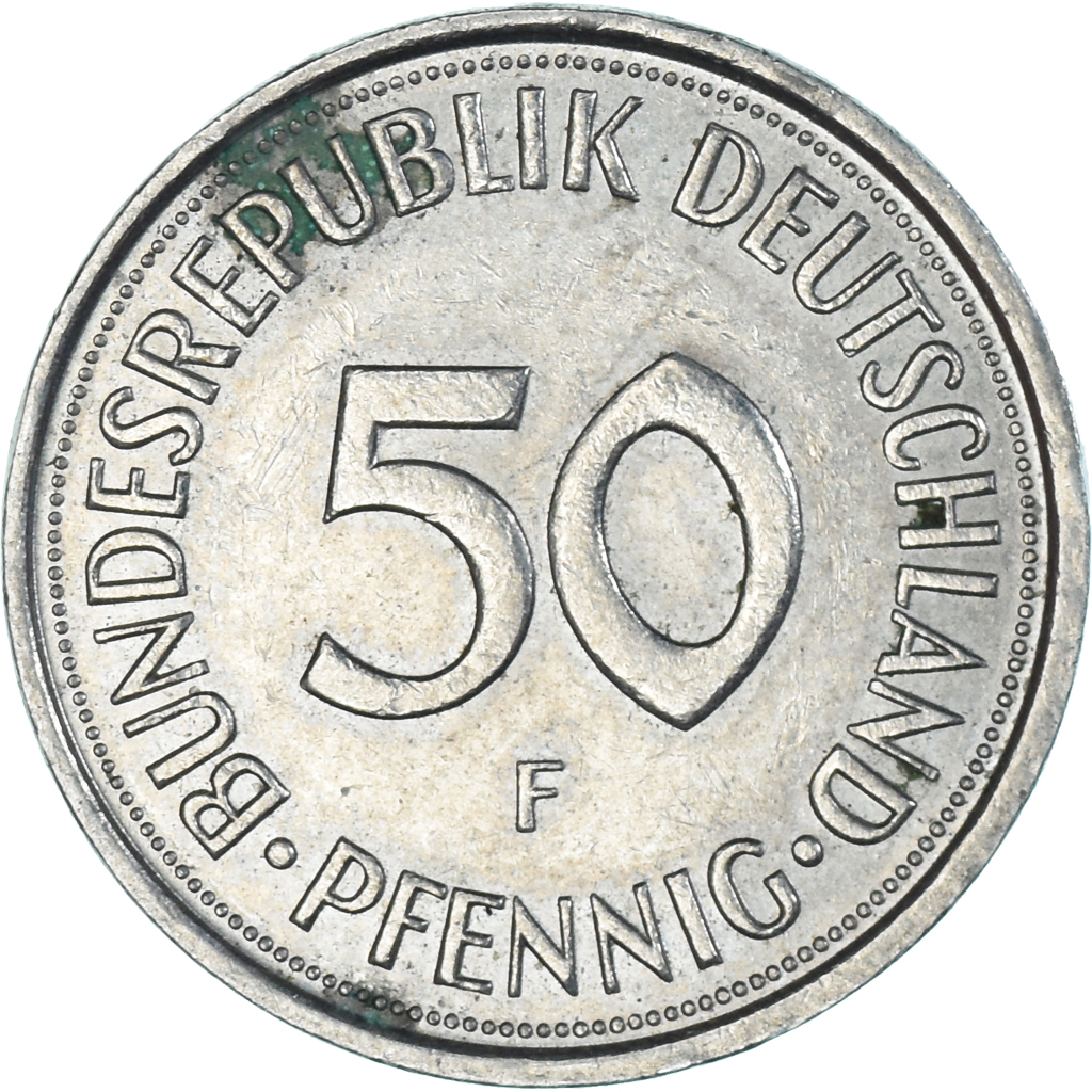 Coin, Germany, 50 Pfennig, 1983