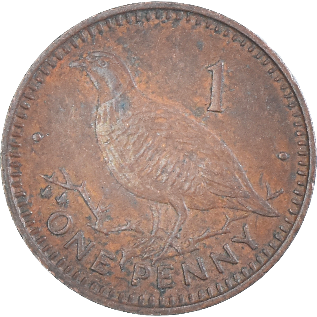 Coin, Gibraltar, Penny, 1991
