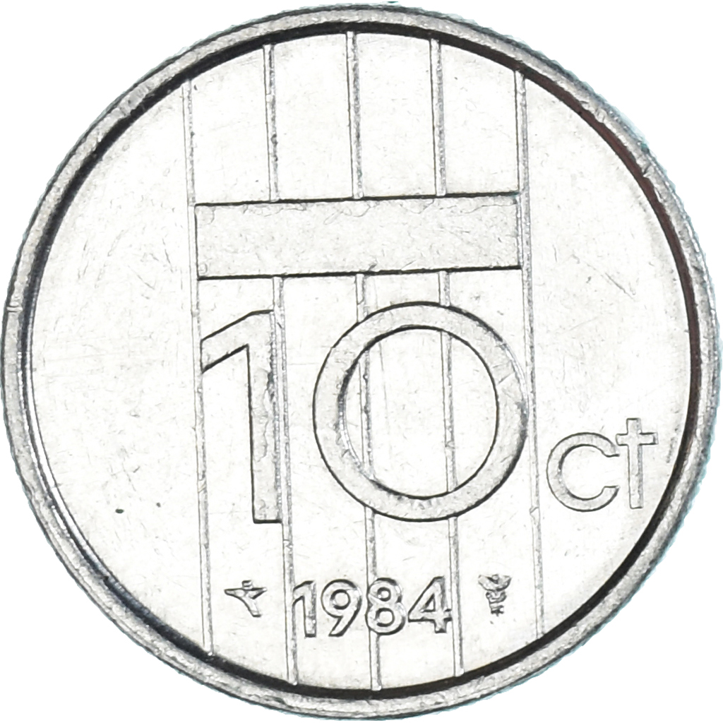 Coin, Netherlands, 10 Cents, 1984