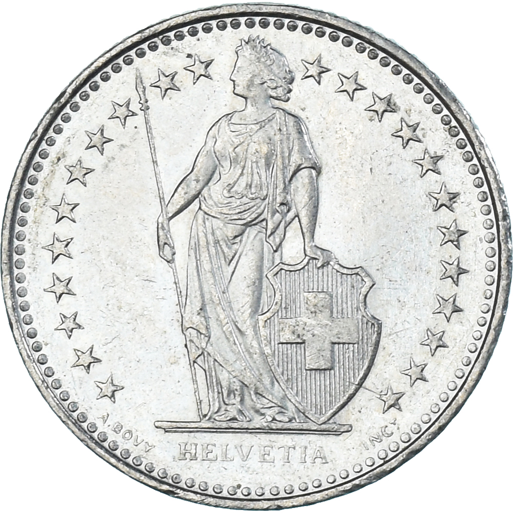 48スイス・フランCHF 2 FRANCS 1989 B SWITZERLAND Coin #AY085.3U | eBay