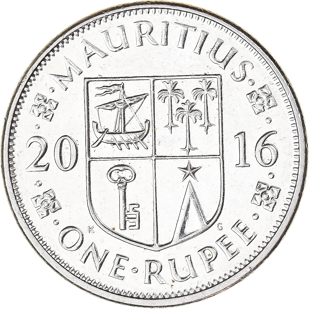 Coin, Mauritius, Rupee, 2016