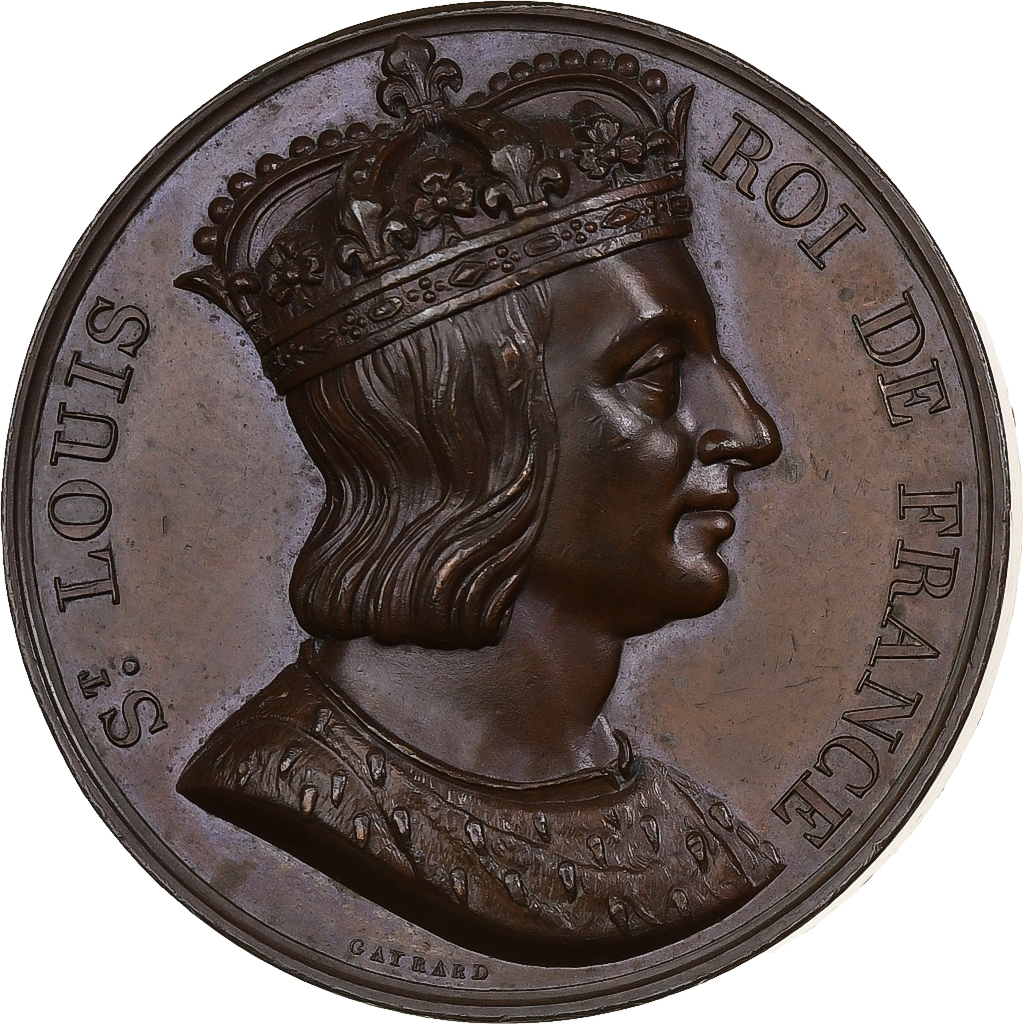 France, Medal, Ordre Militaire de Saint Louis, Copper, Gayrard/Leveque