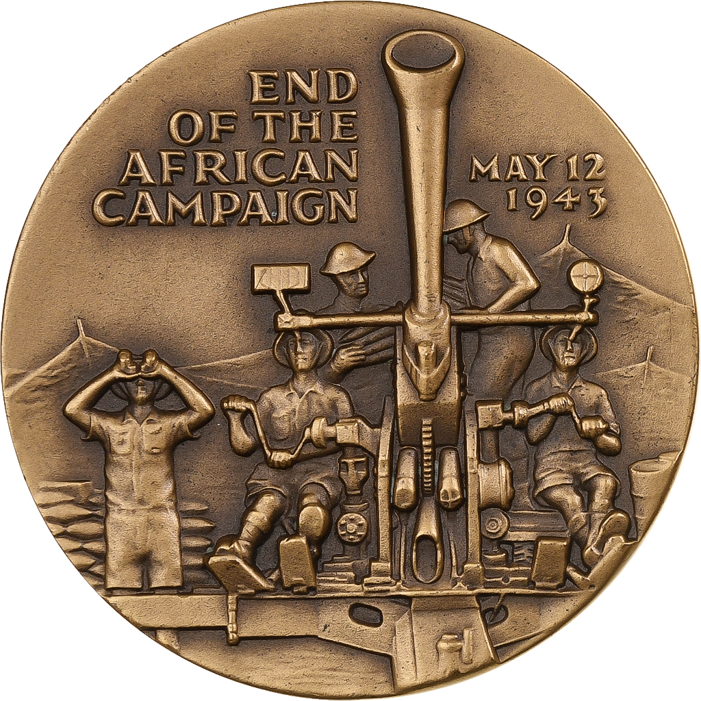 United States, Medal, Harold R.L.G. Alexander, End of the African campaign