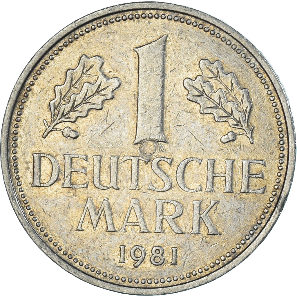 Coin, Germany, Mark, 1981