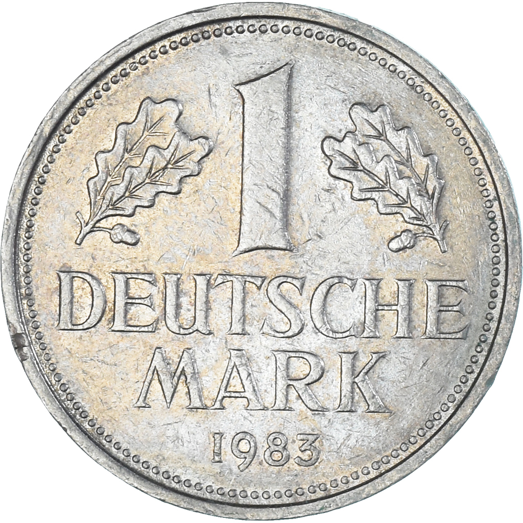 Coin, Germany, Mark, 1983