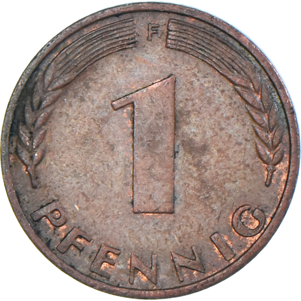Coin, Germany, Pfennig, 1972