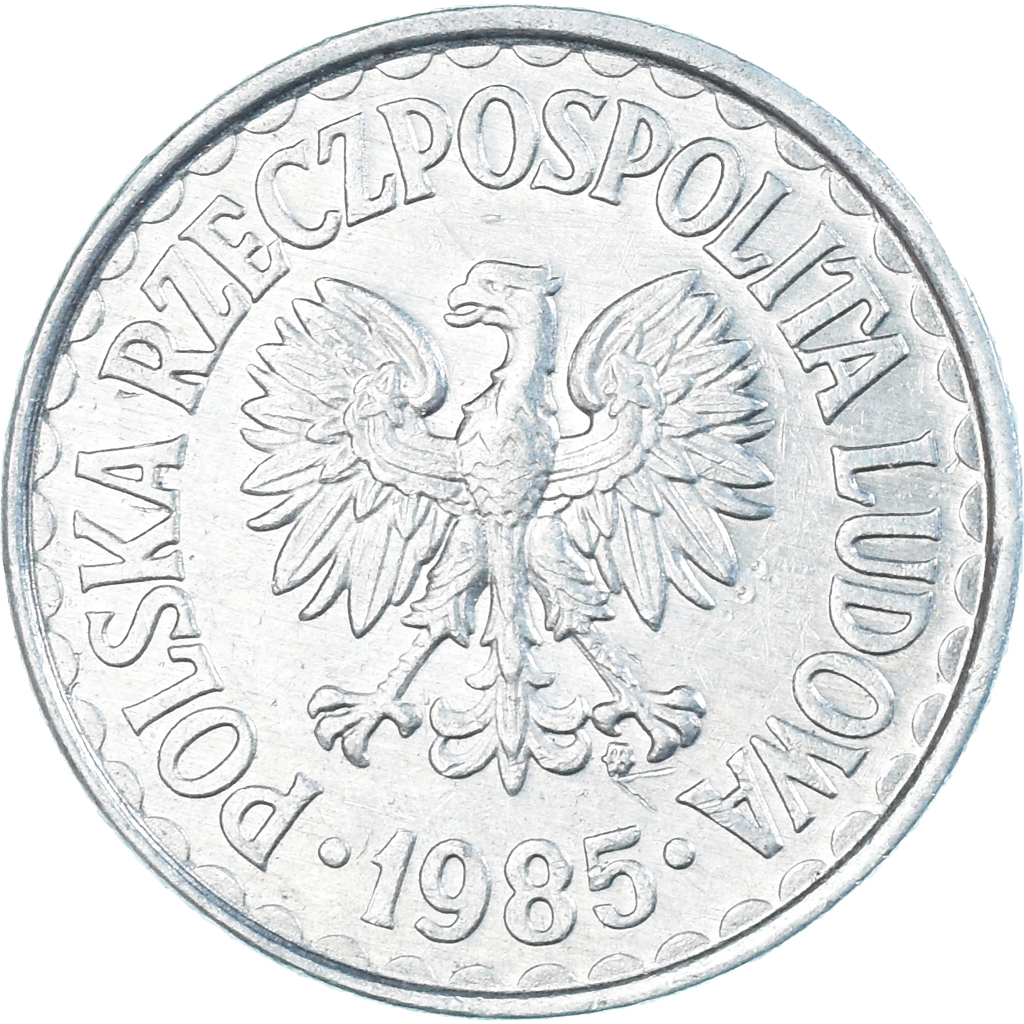 Coin, Poland, Zloty, 1985