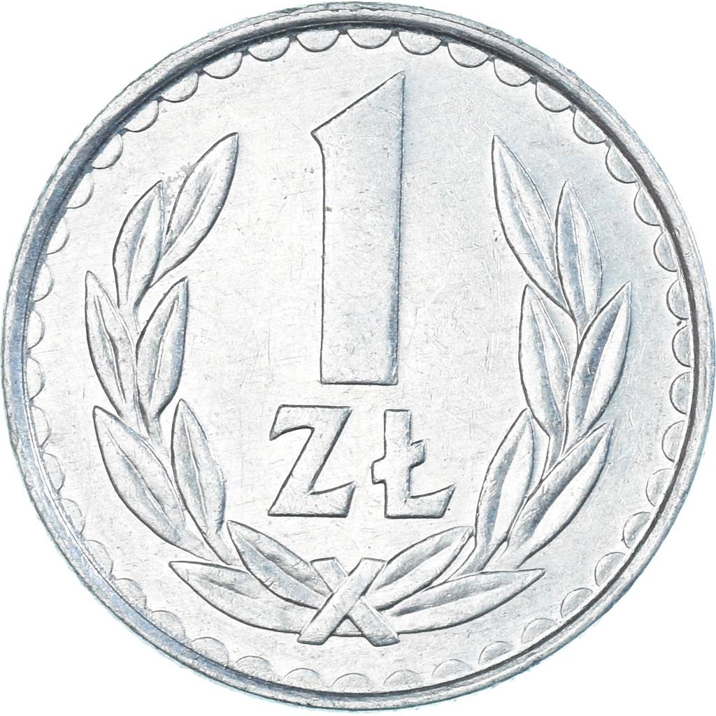 Coin, Poland, Zloty, 1985