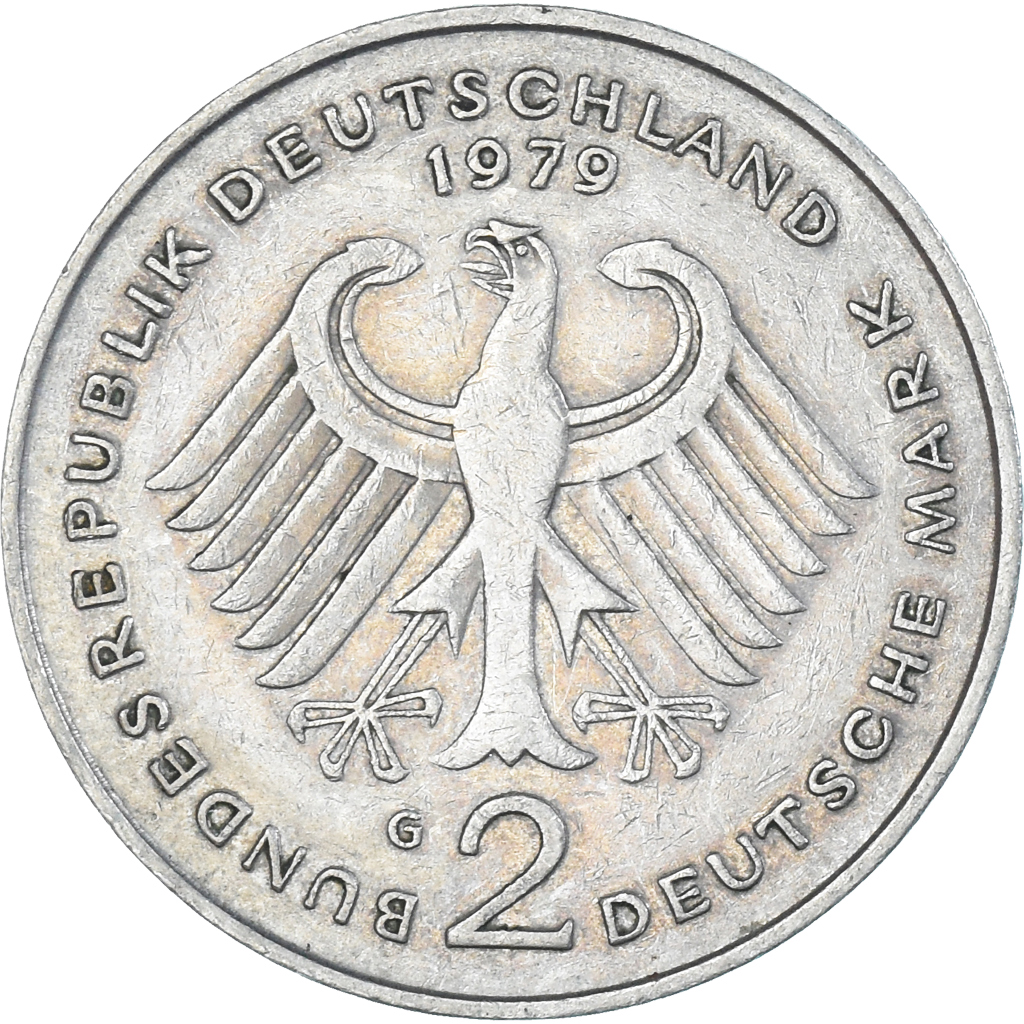 Coin, Germany, 2 Mark, 1969