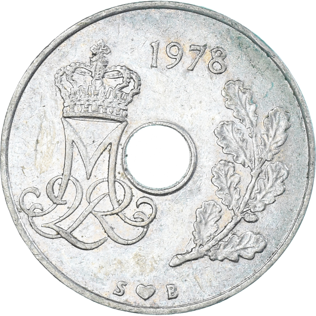 Coin, Denmark, 25 Öre, 1978