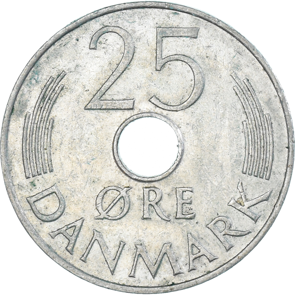 Coin, Denmark, 25 Öre, 1978