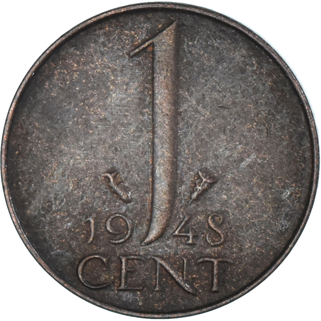 Coin, Netherlands, Cent, 1948