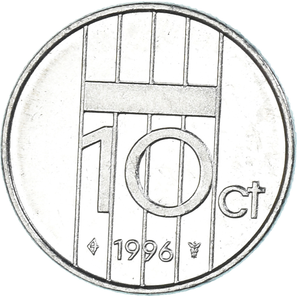 Coin, Netherlands, 10 Cents, 1996