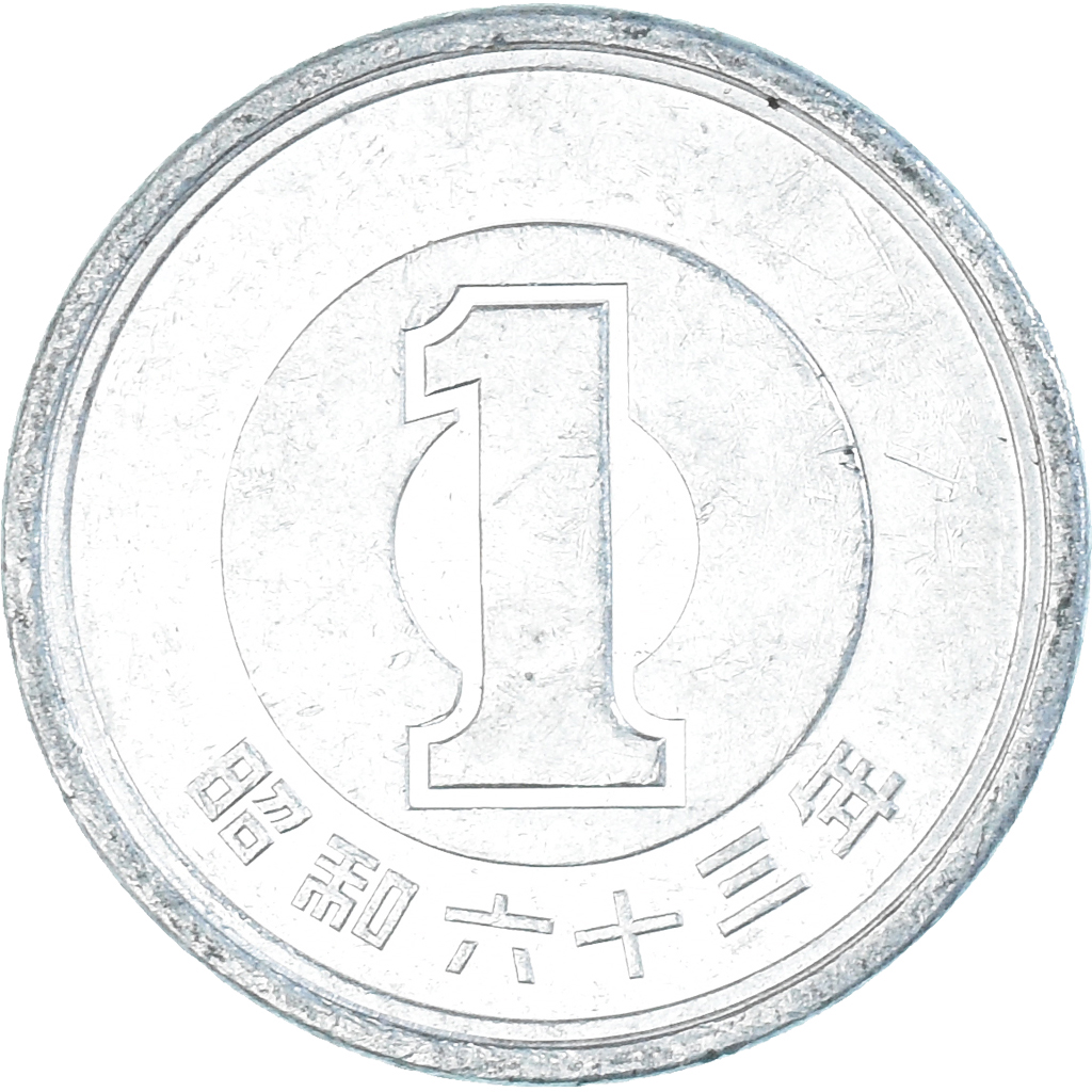 Coin, Japan, Yen, 1988