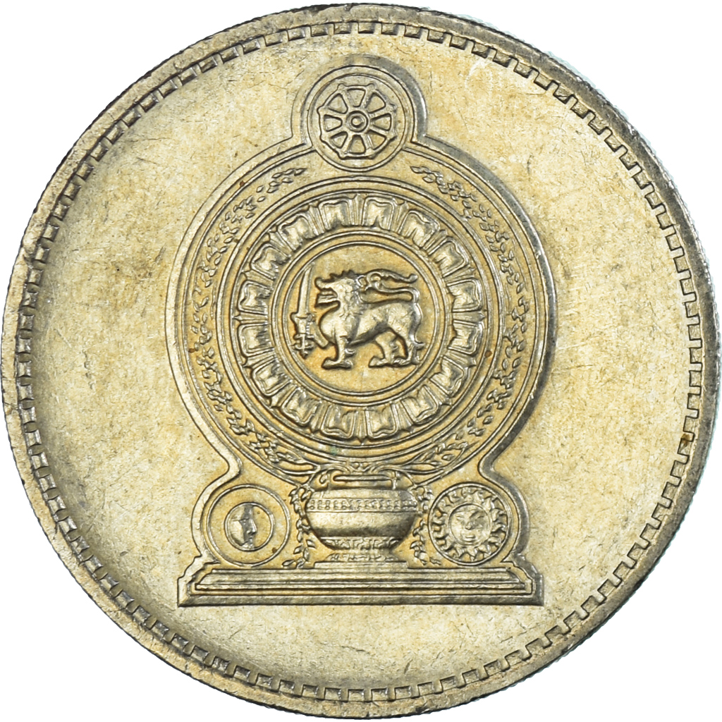 Coin, Sri Lanka, 5 Rupees, 1991
