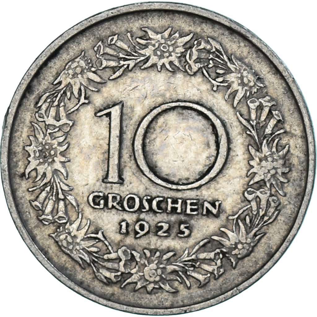 Coin, Austria, 10 Groschen, 1925