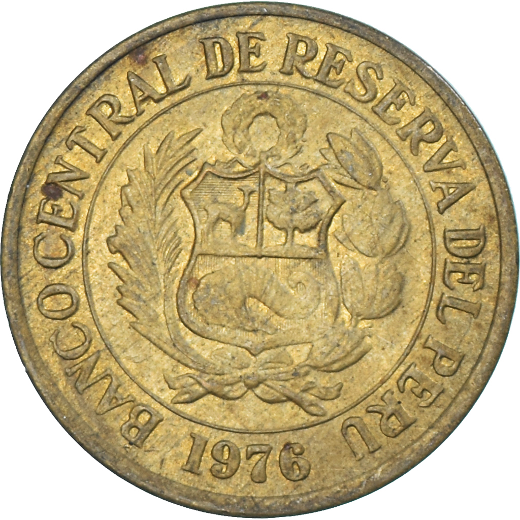 Coin, Peru, Sol, 1976