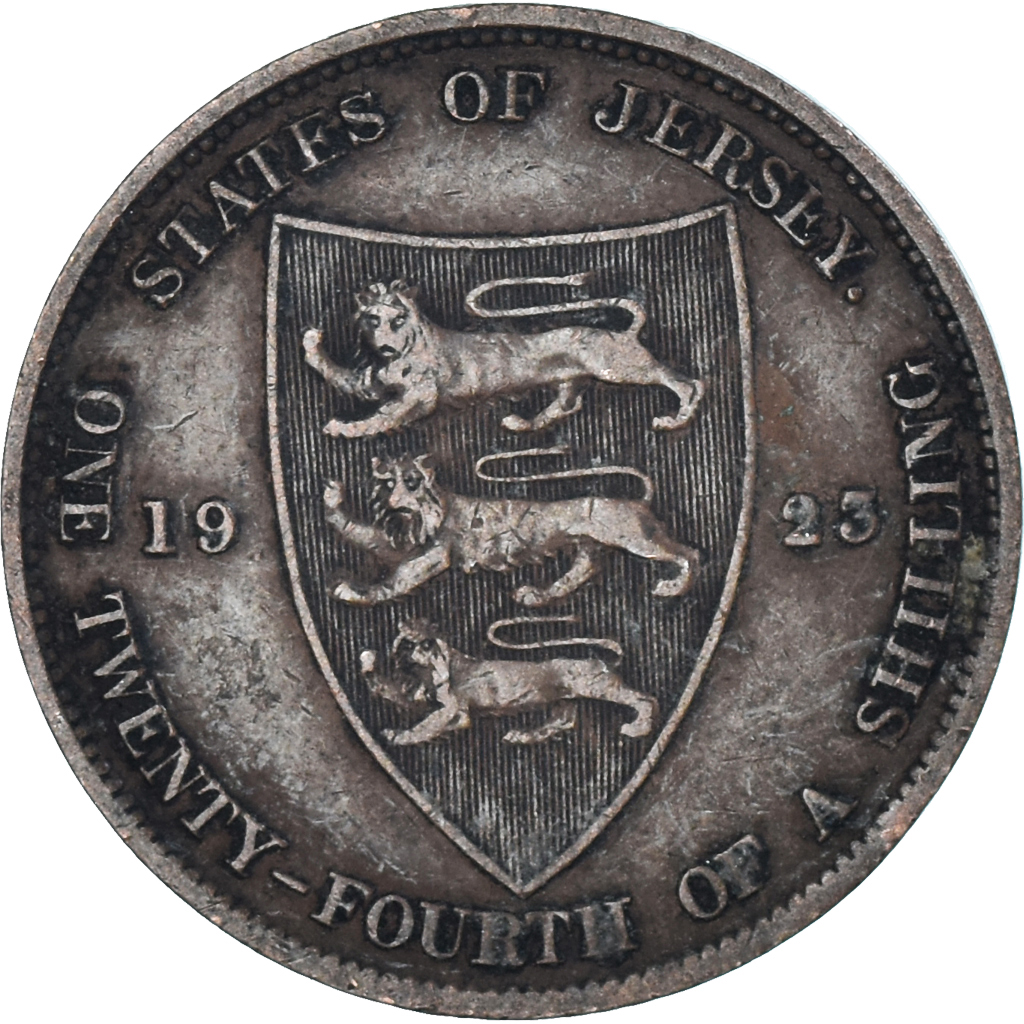 Coin, Jersey, 1/24 Shilling, 1923