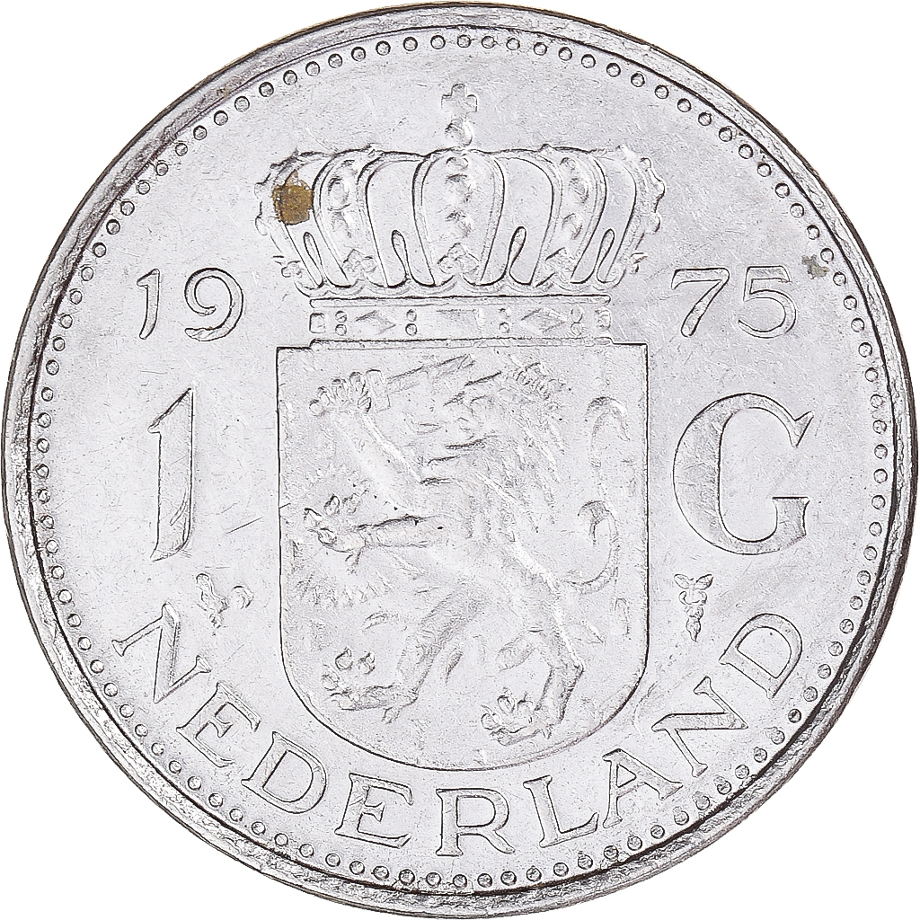 Coin, Netherlands, Gulden, 1975